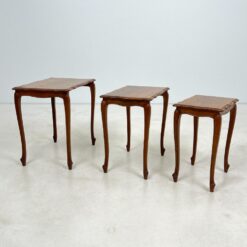 Ąžuoliniai lizdiniai staliukai 3 vnt. komplektas 36x55x50,5 cm