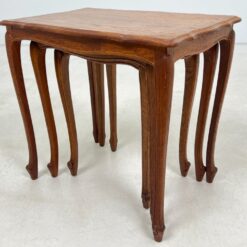 Ąžuoliniai lizdiniai staliukai 3 vnt. komplektas 36x55x50,5 cm