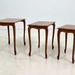 Ąžuoliniai lizdiniai staliukai 3 vnt. komplektas 36x55x50,5 cm