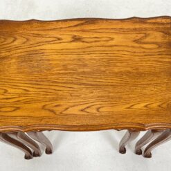 Ąžuoliniai lizdiniai staliukai 3 vnt. komplektas 36x55x50,5 cm