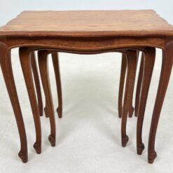 Ąžuoliniai lizdiniai staliukai 3 vnt. komplektas 36x55x50,5 cm