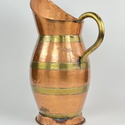 Varinė ąsočio formos skėtinė su žalvario detalėmis ir rankena 24x35x54,5 cm