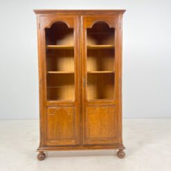 Ąžuolinė dviejų durų knygų spinta 42x106x174,5 cm