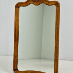 Pakabinamas veidrodis ąžuoliniame drožinėtame rėme 3x48x85 cm