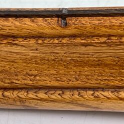 Pakabinamas veidrodis ąžuoliniame drožinėtame rėme 3x48x85 cm