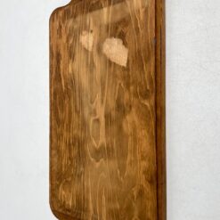 Pakabinamas veidrodis ąžuoliniame drožinėtame rėme 3x48x85 cm