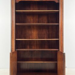 Klasikinio stiliaus riešutmedžio knygų lentyna 44,5x142x210 cm