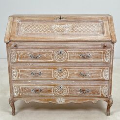 Provanso stiliaus ąžuolinis trijų stalčių sekreteras 49x100x94 cm