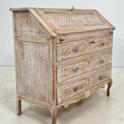 Provanso stiliaus ąžuolinis trijų stalčių sekreteras 49x100x94 cm