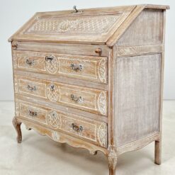 Provanso stiliaus ąžuolinis trijų stalčių sekreteras 49x100x94 cm