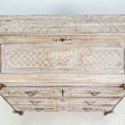 Provanso stiliaus ąžuolinis trijų stalčių sekreteras 49x100x94 cm