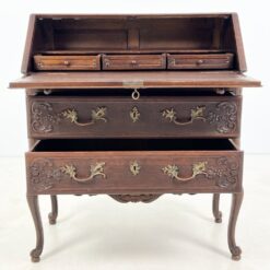 Ąžuolinis dviejų stalčių sekreteras 46x87x101 cm