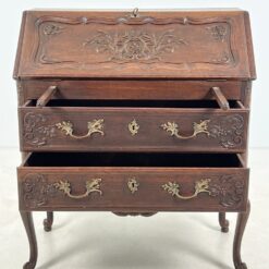 Ąžuolinis dviejų stalčių sekreteras 46x87x101 cm