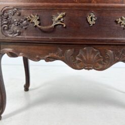 Ąžuolinis dviejų stalčių sekreteras 46x87x101 cm