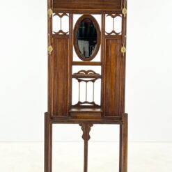 Ąžuolinis prieškambaris su veidrodžiu, kabliukais, skėtine 23,5×74,5×199 cm