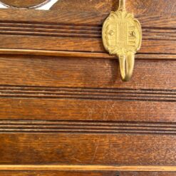 Ąžuolinis prieškambaris su veidrodžiu, kabliukais, skėtine 23,5×74,5×199 cm