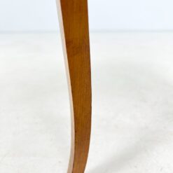 Trikampio formos muzikinis staliukas su inkrustacijomis 34,5x39x43 cm