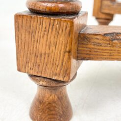 Ąžuolinis stalas atveriamu stalviršiumi 49×93,5×74,5 cm