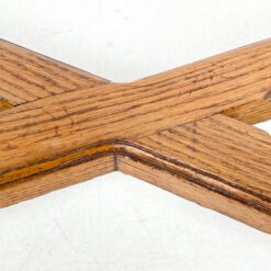 Ąžuolinis stalas atveriamu stalviršiumi 49×93,5×74,5 cm