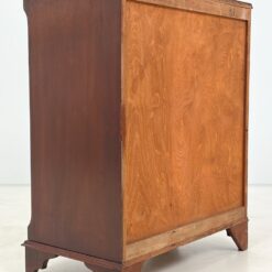 Raudonmedžio keturių stalčių komoda su ištraukiama lentynėle 42x72x86 cm