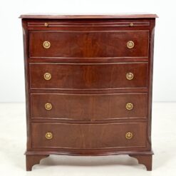 Raudonmedžio keturių stalčių komoda su ištraukiama lentynėle 42x72x86 cm