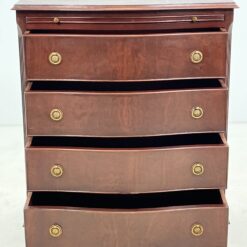 Raudonmedžio keturių stalčių komoda su ištraukiama lentynėle 42x72x86 cm