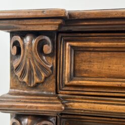 Riešutedžio dviejų stalčių ir durelių komoda 47x153x103 cm