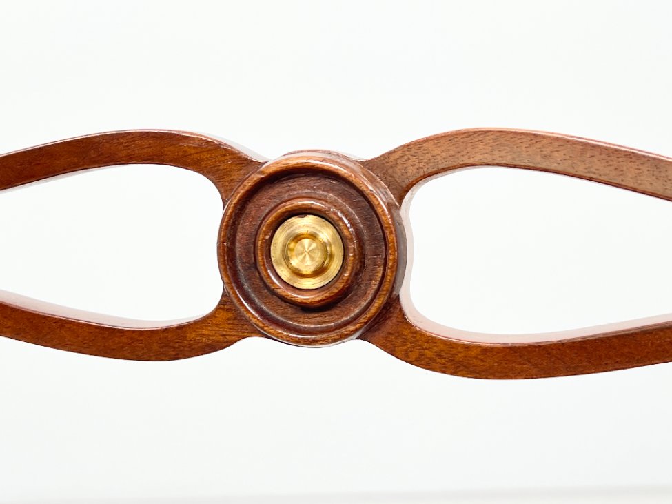 DP0161-kedes-7 Raudonmedžio kėdės su raudonu gobelenu 6 vnt. komplektas 53x47x89 cm, 50 cm