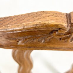 Ąžuolinės kėdės su šiaudų sėdimosiomis 2 vnt. komplektas 52x48x99 cm, 46 cm