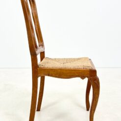 Ąžuolinės kėdės su šiaudų sėdimosiomis 2 vnt. komplektas 52x48x99 cm, 46 cm