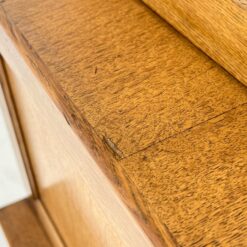 Ąžuolinis bufetas su kalvio darbo metalinėmis apdailomis 50×127,5×155 cm