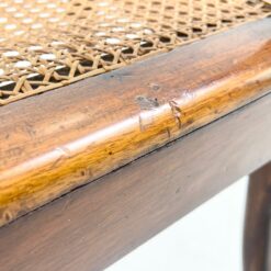 Riešutmedžio kėdės su ratanu 6 vnt. komplektas 50x47x97 cm, 46 cm