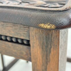 Senovinis ąžuolinis staliukas 55x77x67,5 cm