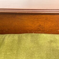 Raudonmedžio prieškambario suoliukas su veliūru 42x92x84,5 cm, 39 cm