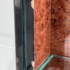 Itališka vitrina su apšvietimu ir ratukais 40,5×40,5×162,5 cm