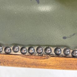 Fischel Thonet kėdė su žalios spalvos eko oda 52x43x85 cm, 47 cm