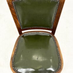 Fischel Thonet kėdė su žalios spalvos eko oda 52x43x85 cm, 47 cm