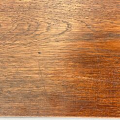 Ąžuolinė sieninė kabykla su penkiais žalvariniais kabliukais 27x112x35 cm