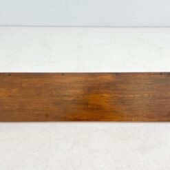 Ąžuolinė sieninė kabykla su penkiais žalvariniais kabliukais 27x112x35 cm