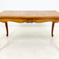 Ąžuolinis išskleidžiamas valgomojo stalas 97,5×148+(2×57)x79 cm