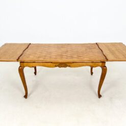 Ąžuolinis išskleidžiamas valgomojo stalas 97,5×148+(2×57)x79 cm