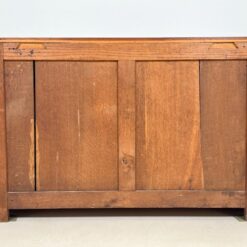 Senovinė drožinėta penkių stalčių ąžuolinė komoda 54x115x75 cm