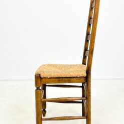 Ąžuolinė kėdė su šiaudine sėdimąja dalimi 48×46,5×104,5 cm, 46,5 cm