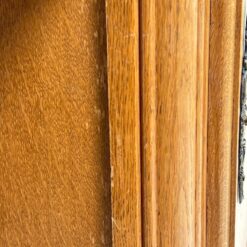 Ąžuolinis rašomasis stalas su stalčiumi ir rakinamomis spintelėmis 81x150x80 cm