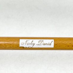 Medinis naujagimio lopšys ant ratukų 107,5x62x76 cm