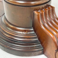 Ovalus riešutmedžio valgomojo stalas 90x179x78 cm