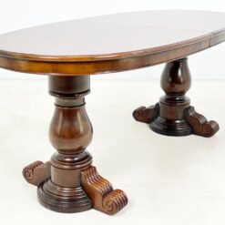 Ovalus riešutmedžio valgomojo stalas 90x179x78 cm