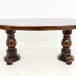 Ovalus riešutmedžio valgomojo stalas 90x179x78 cm