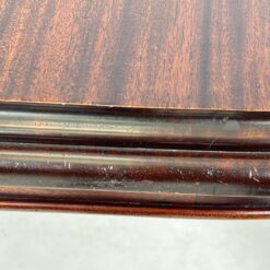 Ovalus raudonmedžio išskleidžiamas valgomojo stalas 115×160(+45)x78 cm