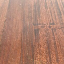 Ovalus raudonmedžio išskleidžiamas valgomojo stalas 115×160(+45)x78 cm